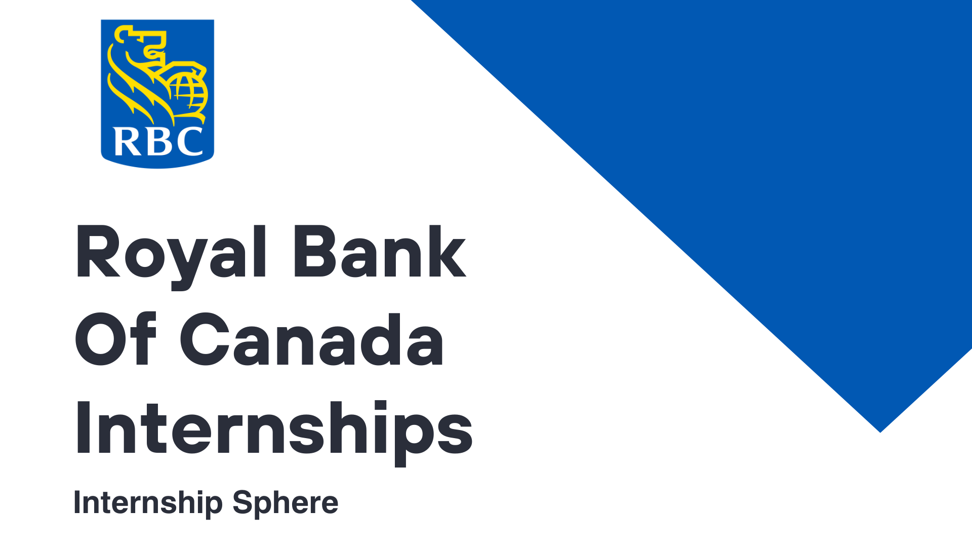 Royal Bank Of Canada Internships