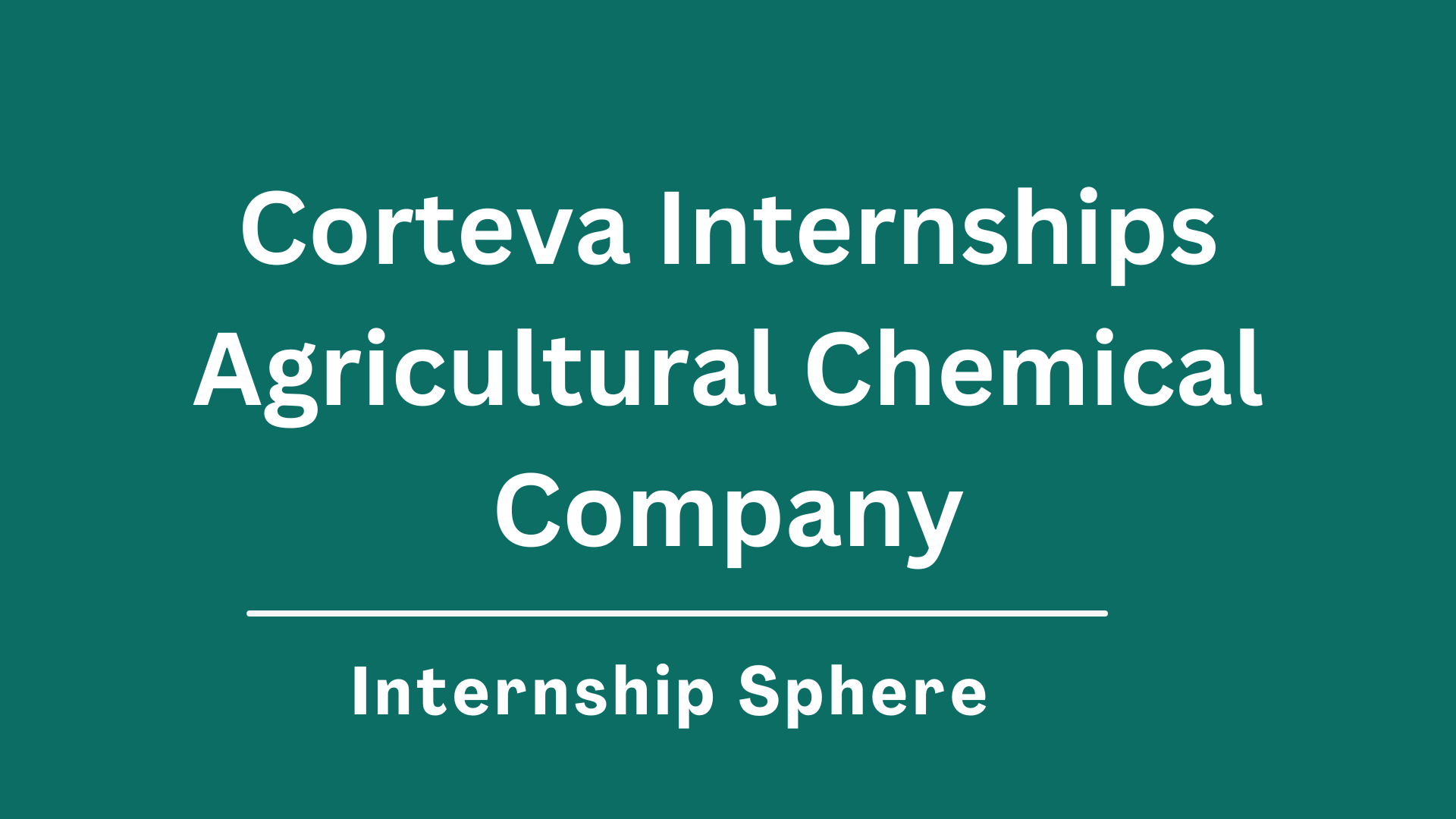 Corteva Internships
