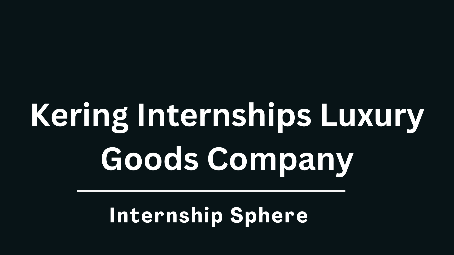 Kering Internships