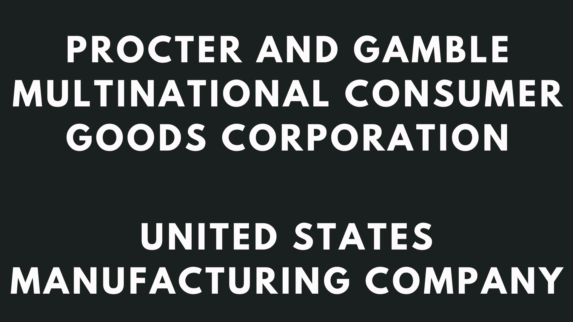 Procter And Gamble Internship