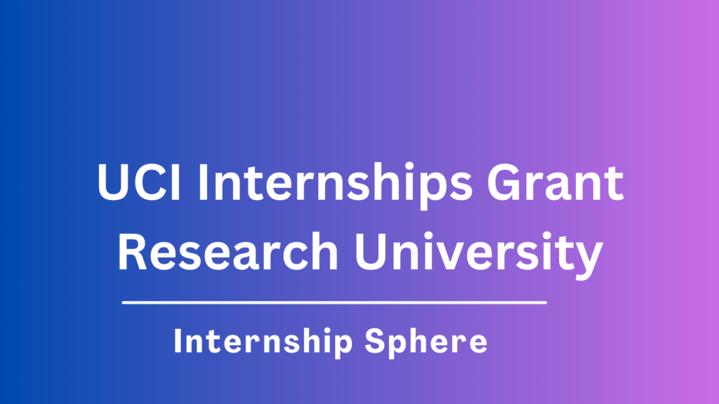 UCI Internships