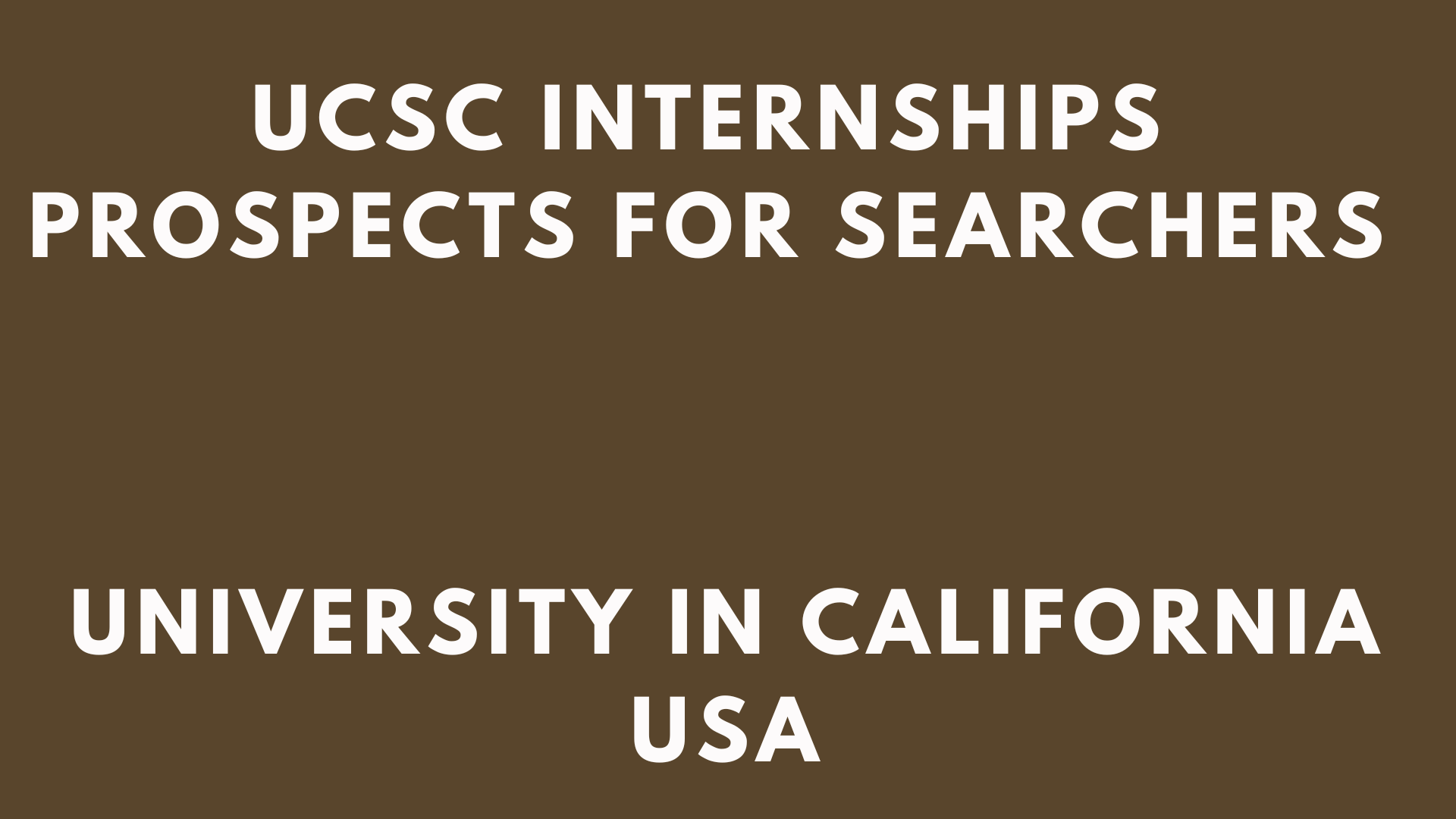 UCSC Internships 2026 Student Placement Offers - Internship Sphere