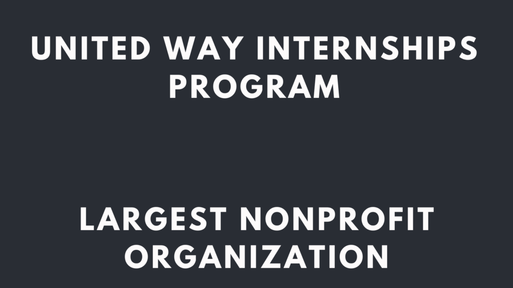 United Way Internships