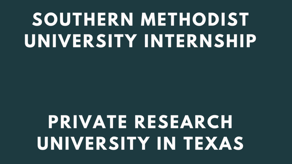 SMU Internship
