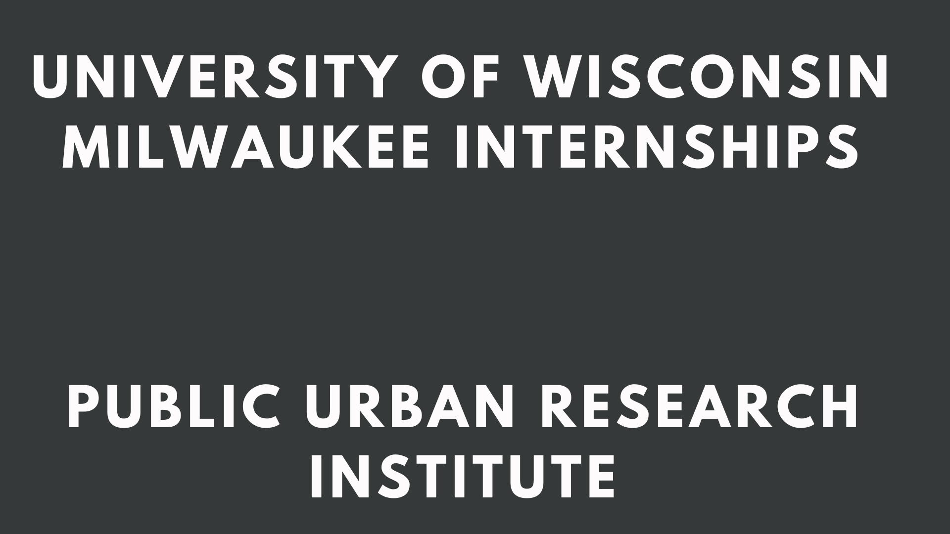 UWM Internships