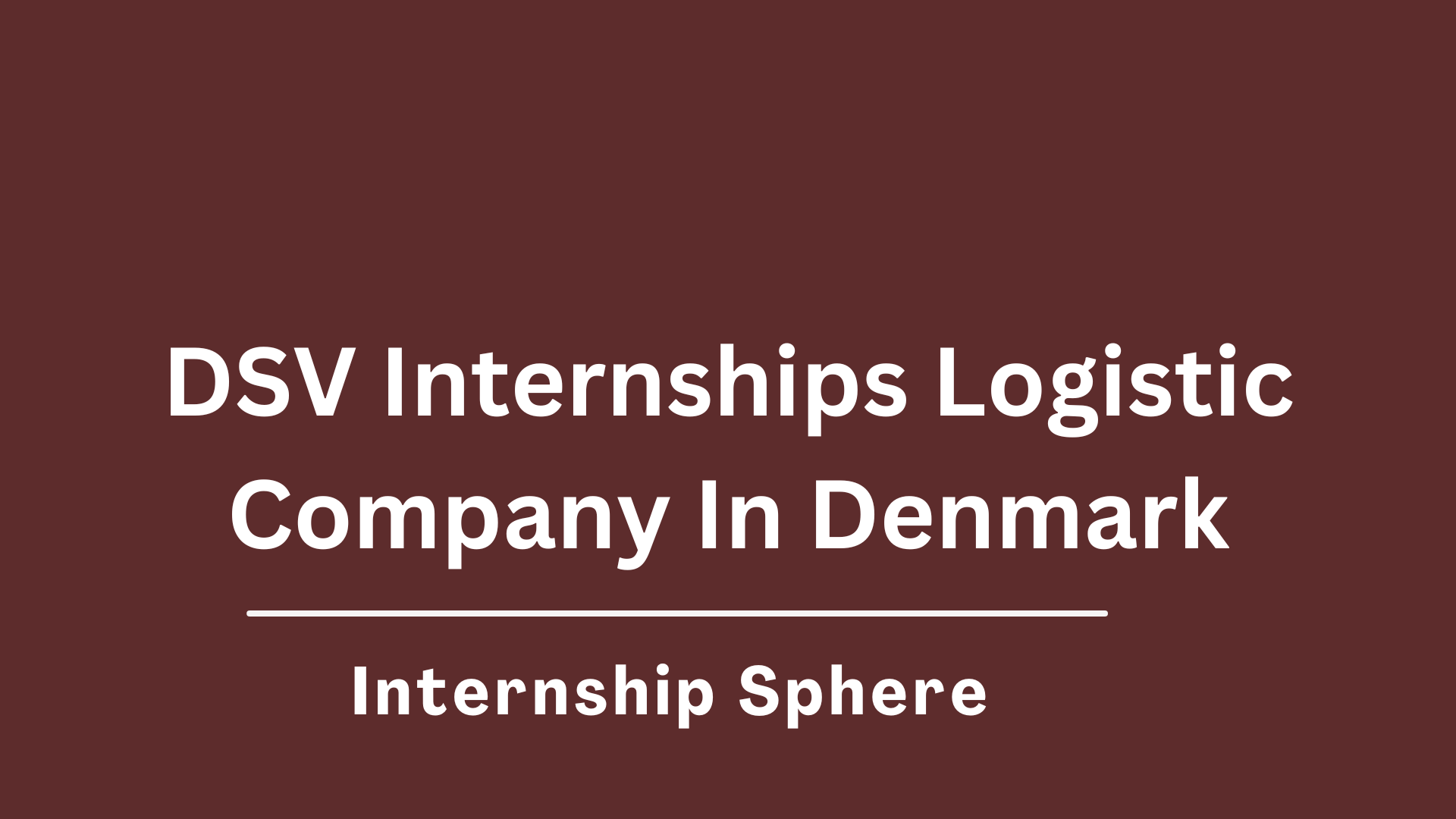 DSV Internships
