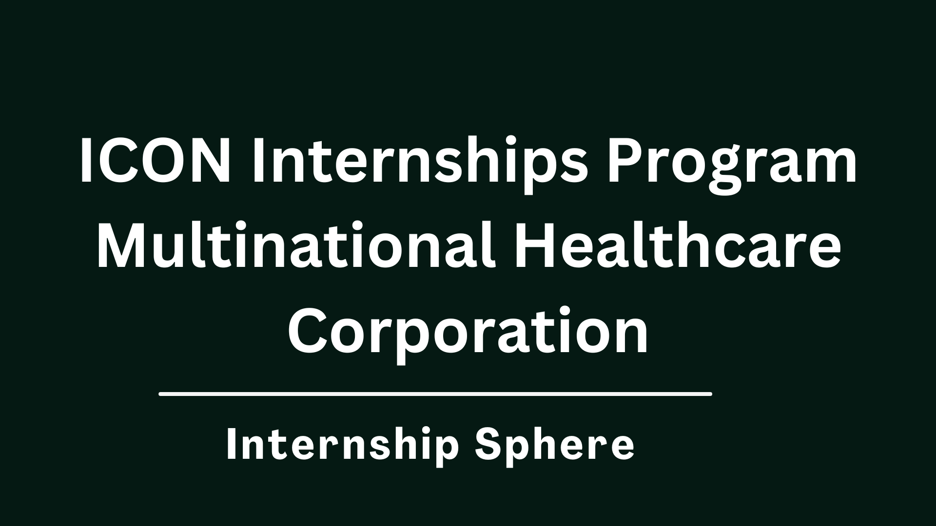 ICON Internships