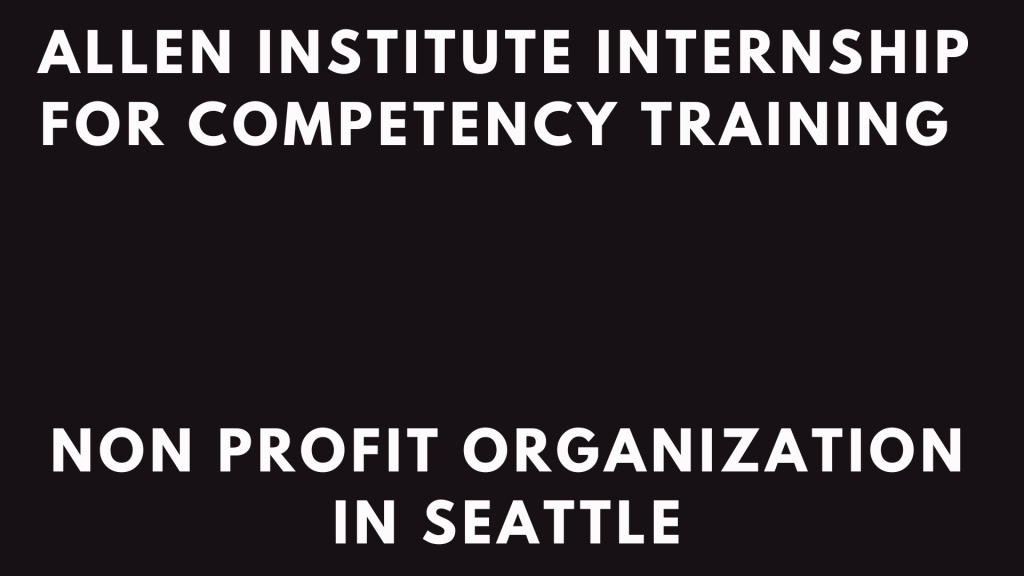 Allen Institute Internship