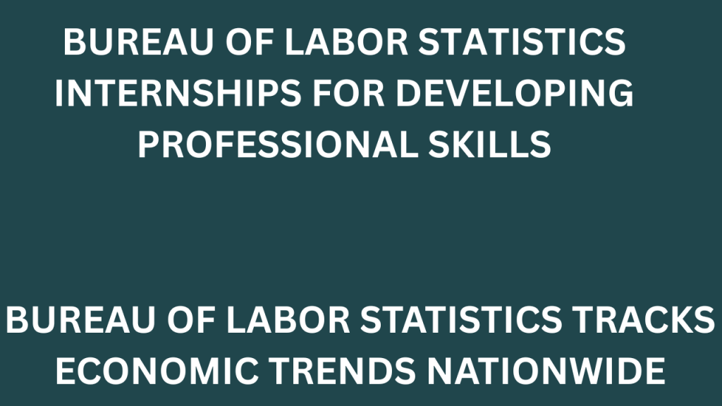 Bureau of labor statistics internships